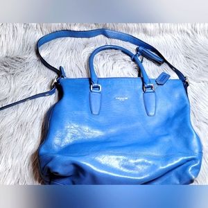 Coach leather shoulder purse